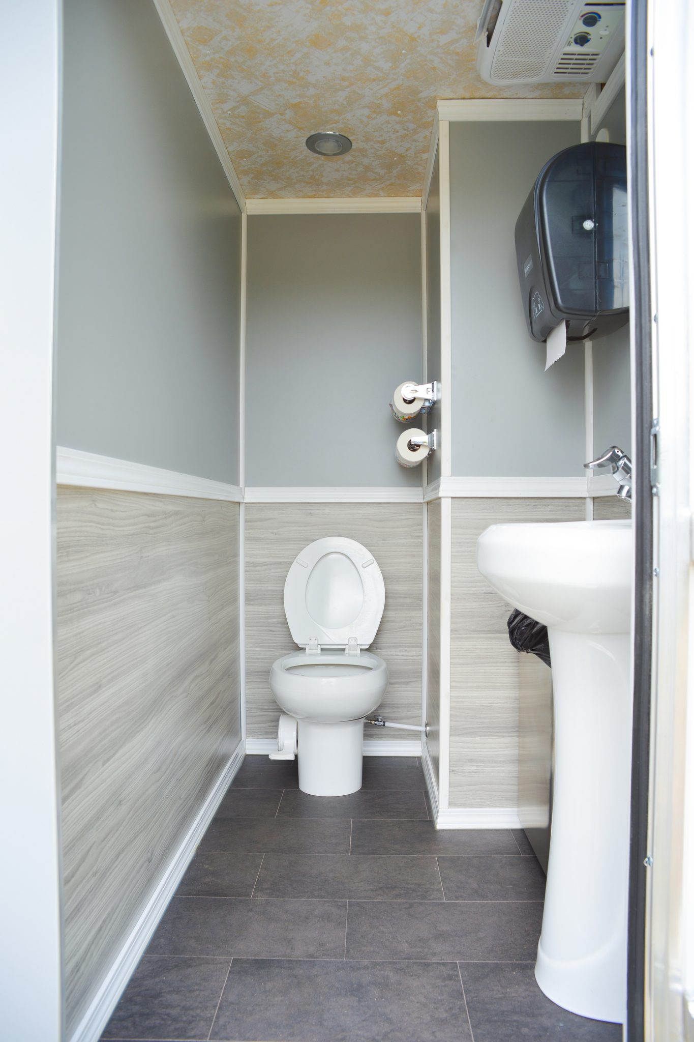 Climate Controlled Comforts of Home 2-Stall Restroom Trailer-2 - Boyett's